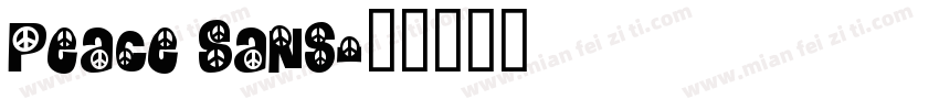 Peace Sans字体转换